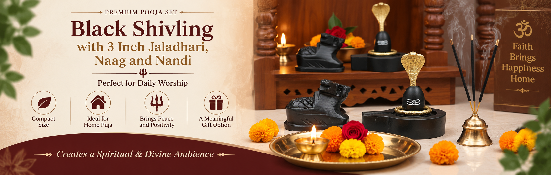 shivling with jaladhari