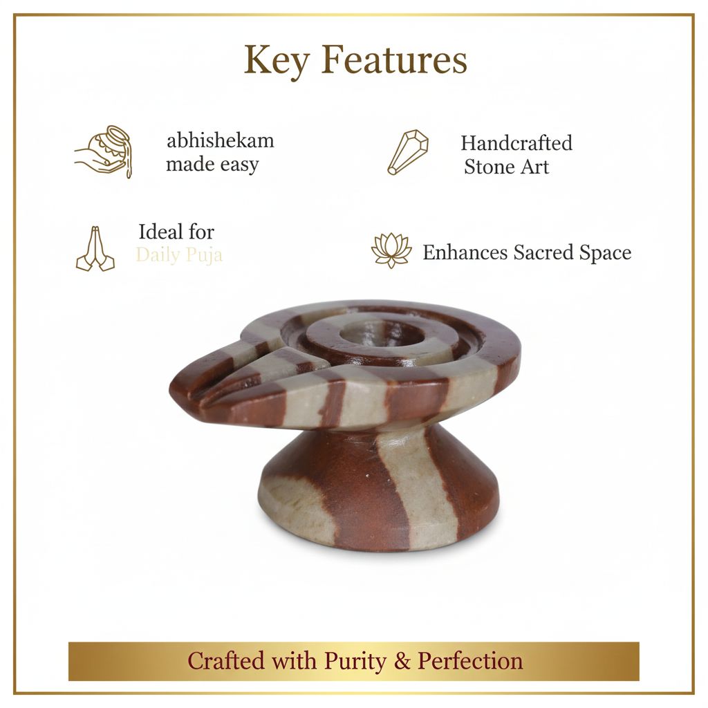 3 inch original Narmada stone Jaladhari