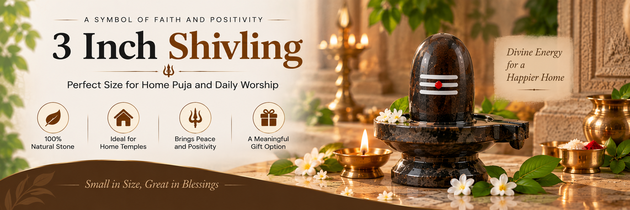narmadeshwar shivling size